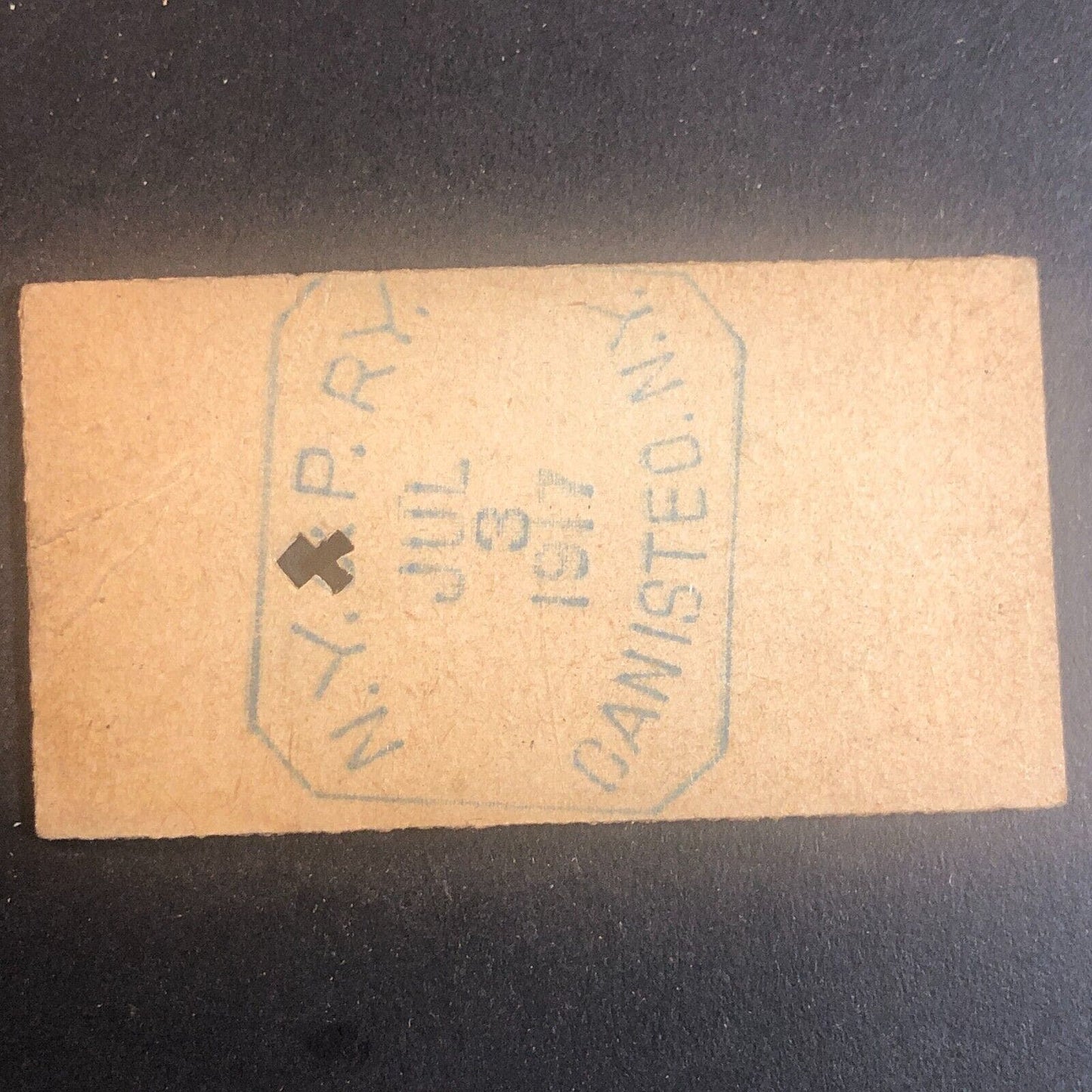 New York & Pennsylvania Railroad July 3 1917 Rexville, NY Ticket #30191