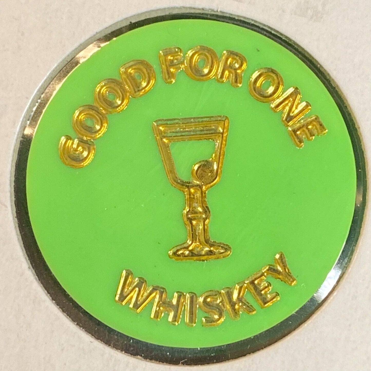 Jersey Shore, PA Moose Lodge #214 c1970's-80's Plastic "Whiskey" Token