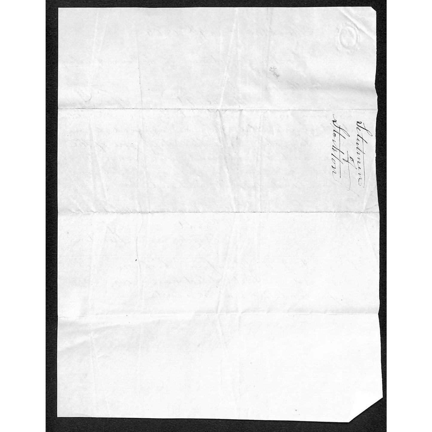 1864 Stockton, ME* Letter of Offer Acceptance Thompson Grant Staples Selectmen