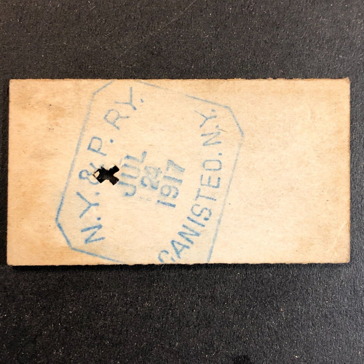 New York & Pennsylvania Railroad July 24 1917 Bennetts, NY Ticket #11835