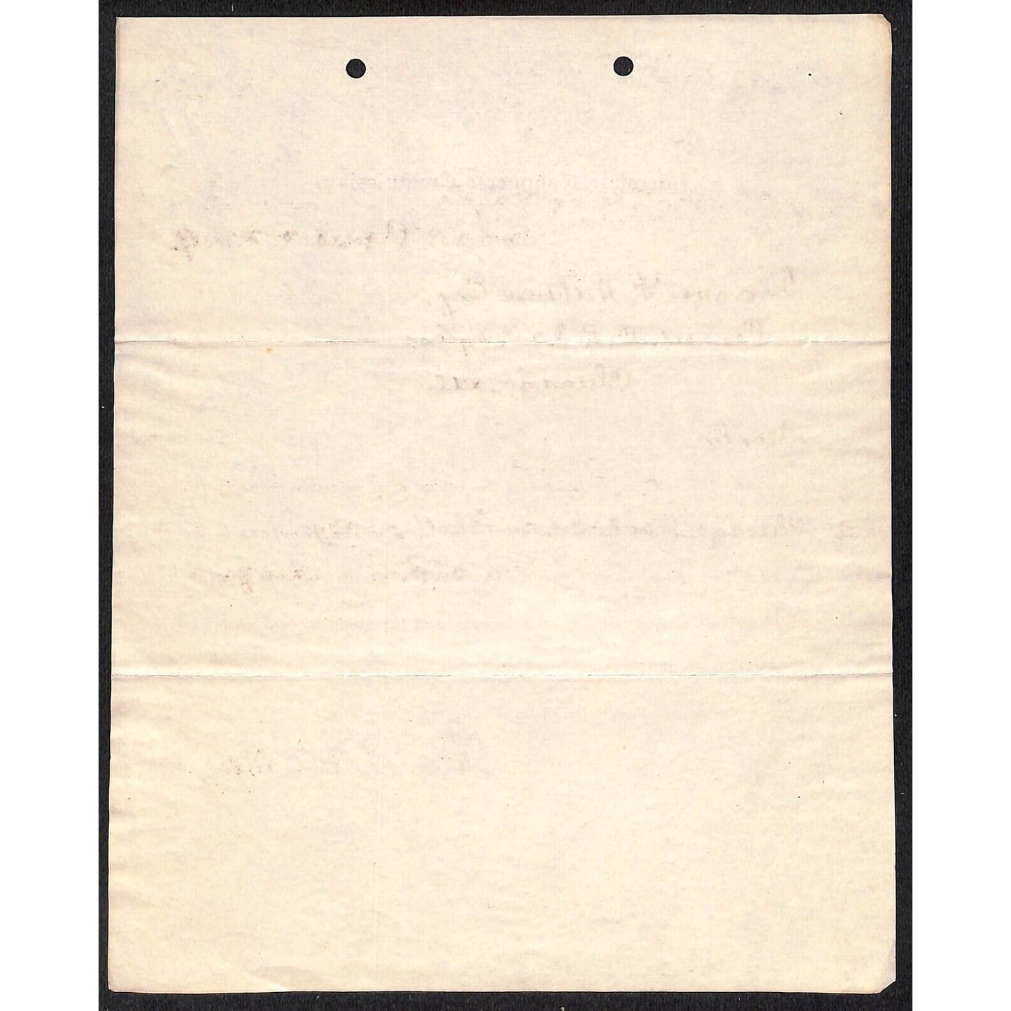 Interstate Commerce Commission 1889 Complaint Letterhead to CRI&R RY