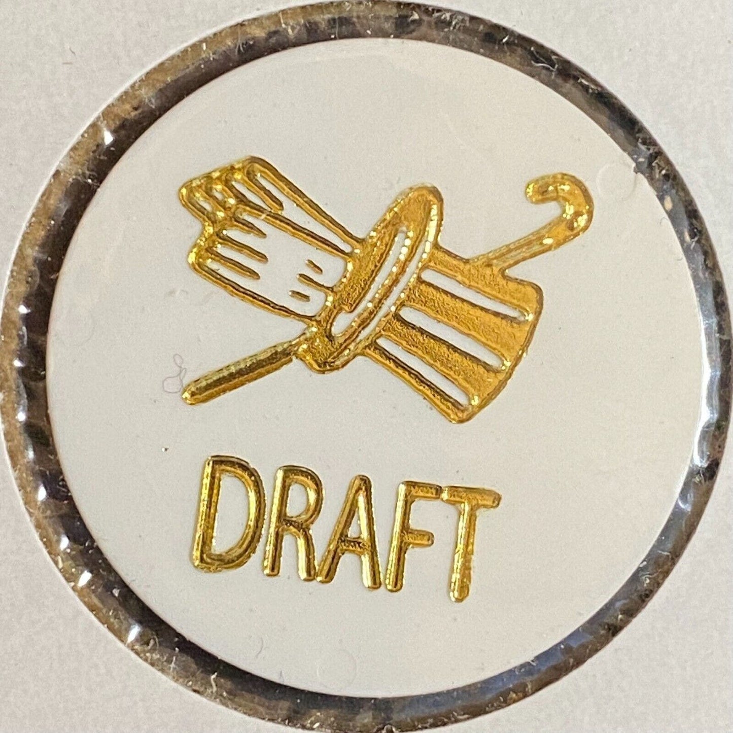 Monongahela, PA Hill Top Bar c1980's-90's Plastic Token G/F Draft Beer