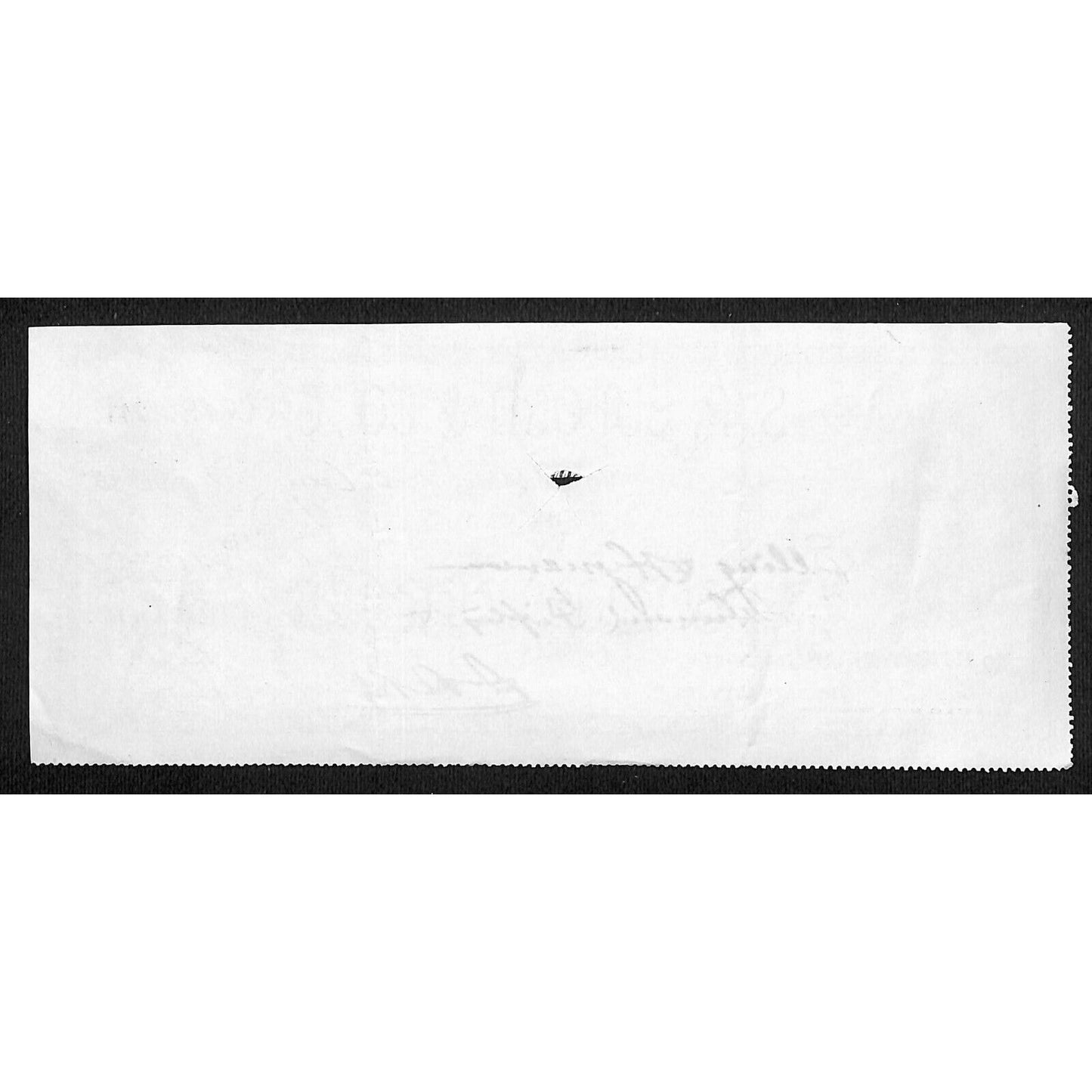 1888 Henry Elling Virginia City Montana Territory S.R. Buford Grocers Check #286