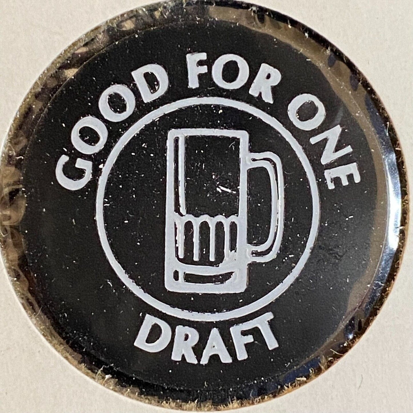 Millvale, PA Smokey's Tavern Plastic Token G/F One Draft Beer Mug