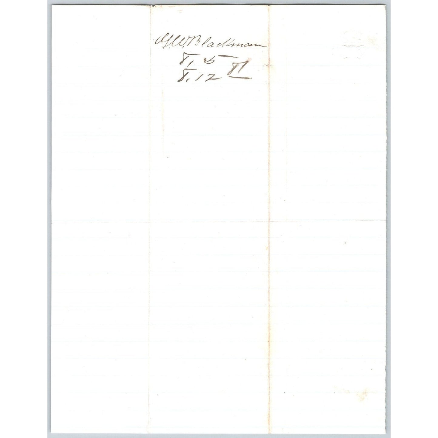 1881 ALS G.W. Blackman Silver Star, MT to Henry Elling* re: Payments