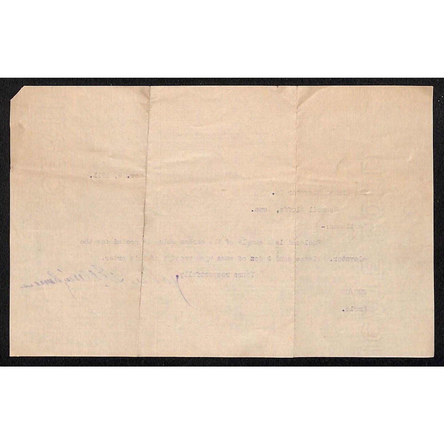 John G. Ellinghausen Attorney Sapulpa Oklahoma 1911 Letterhead Kimbal Elevator