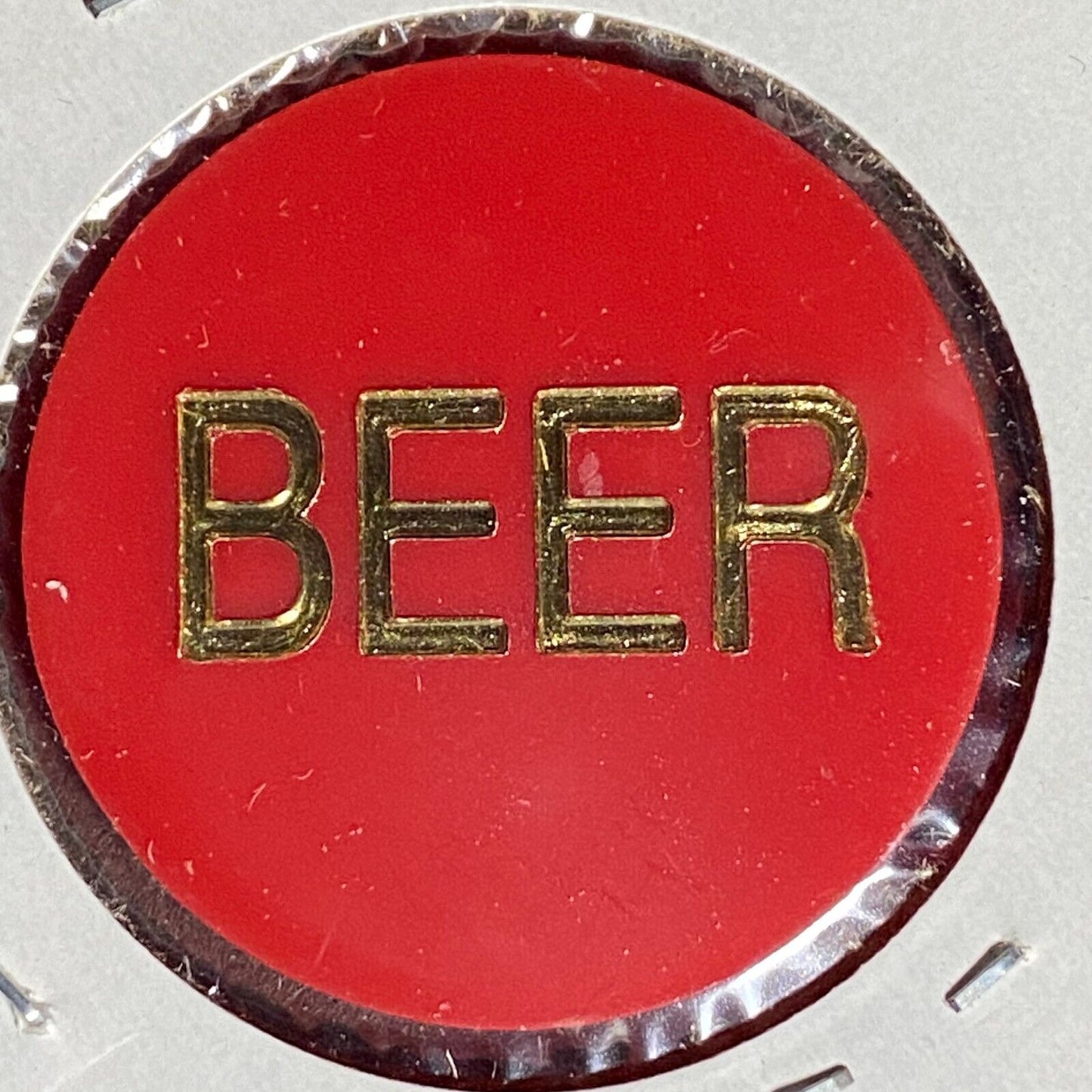 Carlisle, PA AMVETS Post 274 Plastic Drink Token G/F "Beer" (#2)