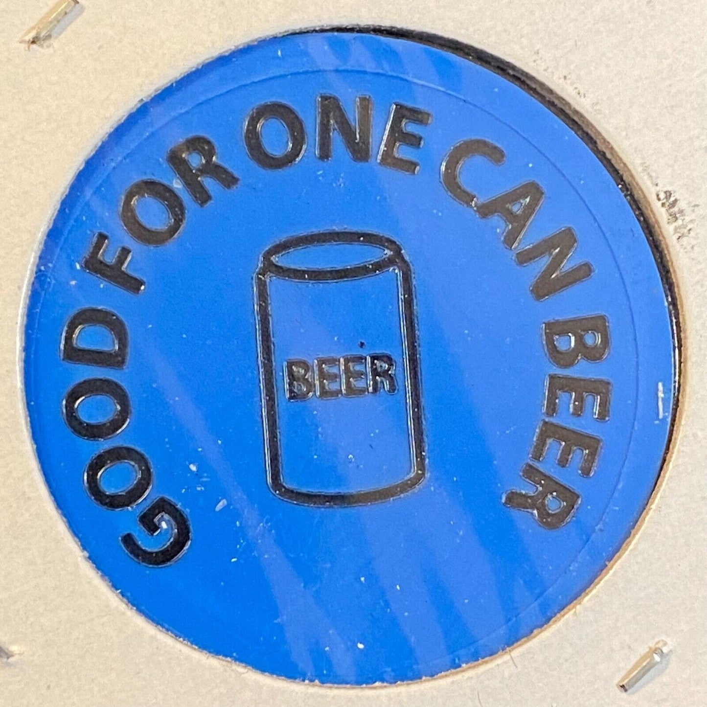 Midland, PA Palanka Sportsmen Club c1980's-90's Plastic Token G/F One Can Beer