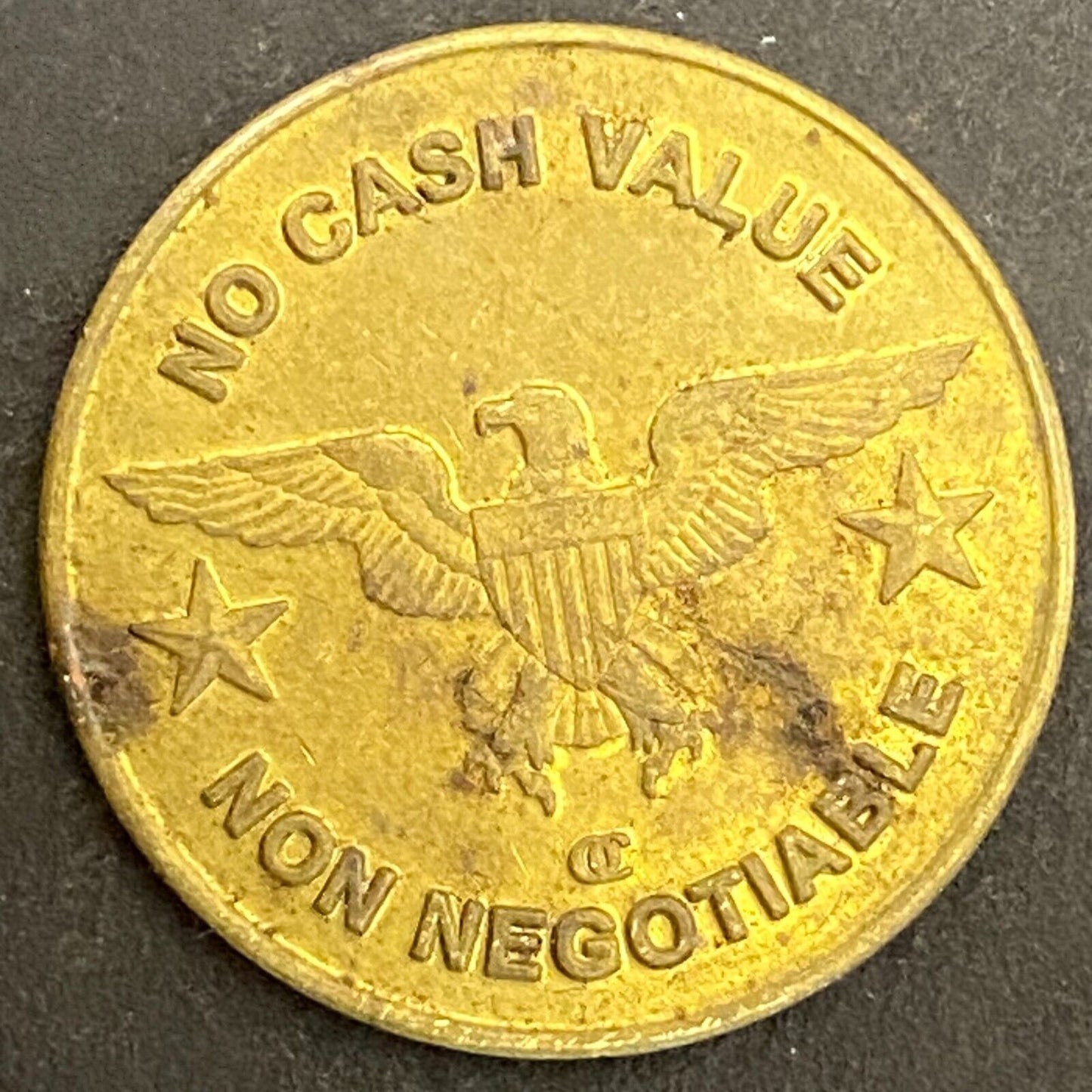 Car Wash Token 1980's w/ Exotic Sports Car 23mm (#1)