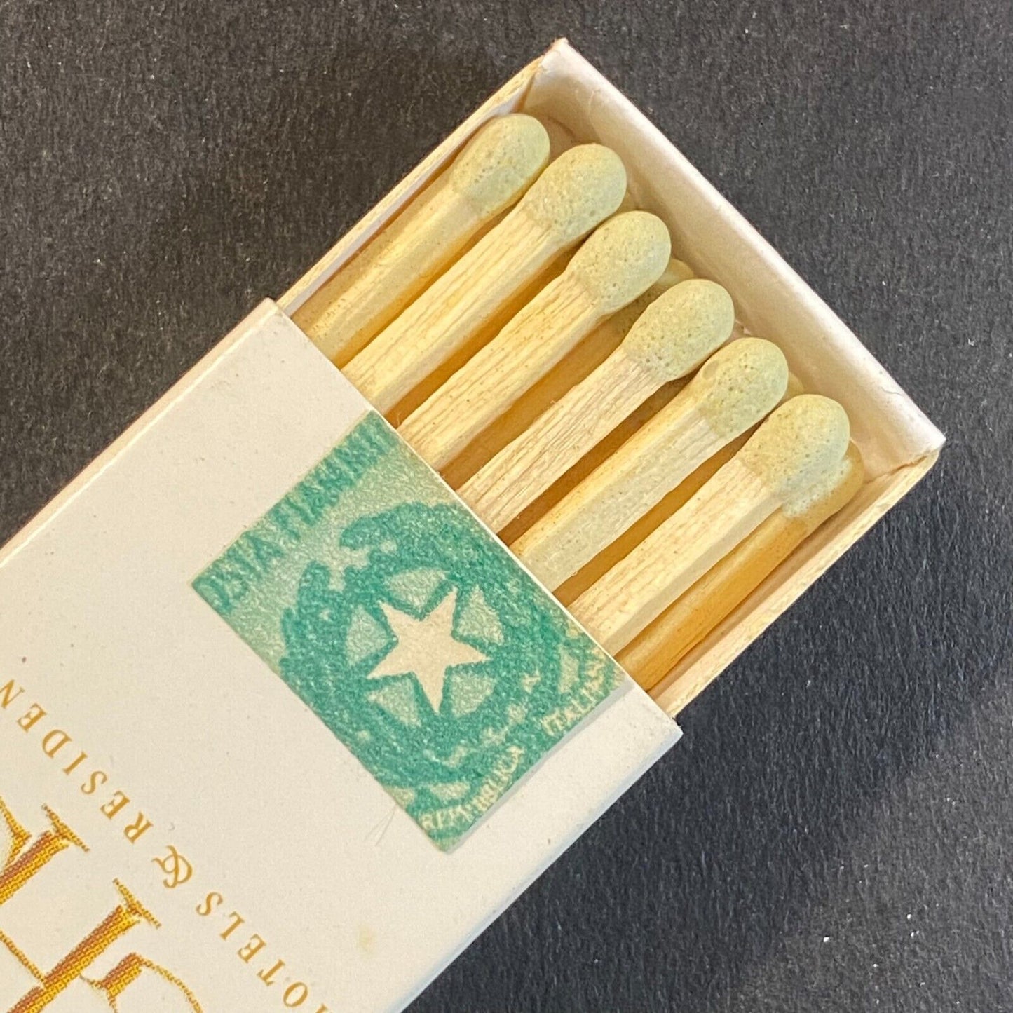 Grande Albergo Sole Palermo Italy Vintage Matchbox VGC Scarce