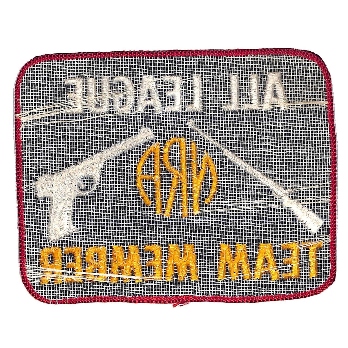 NRA All League Team Member Vintage Emb. Patch 4 1/4" c1960's-70s - NOS VGC