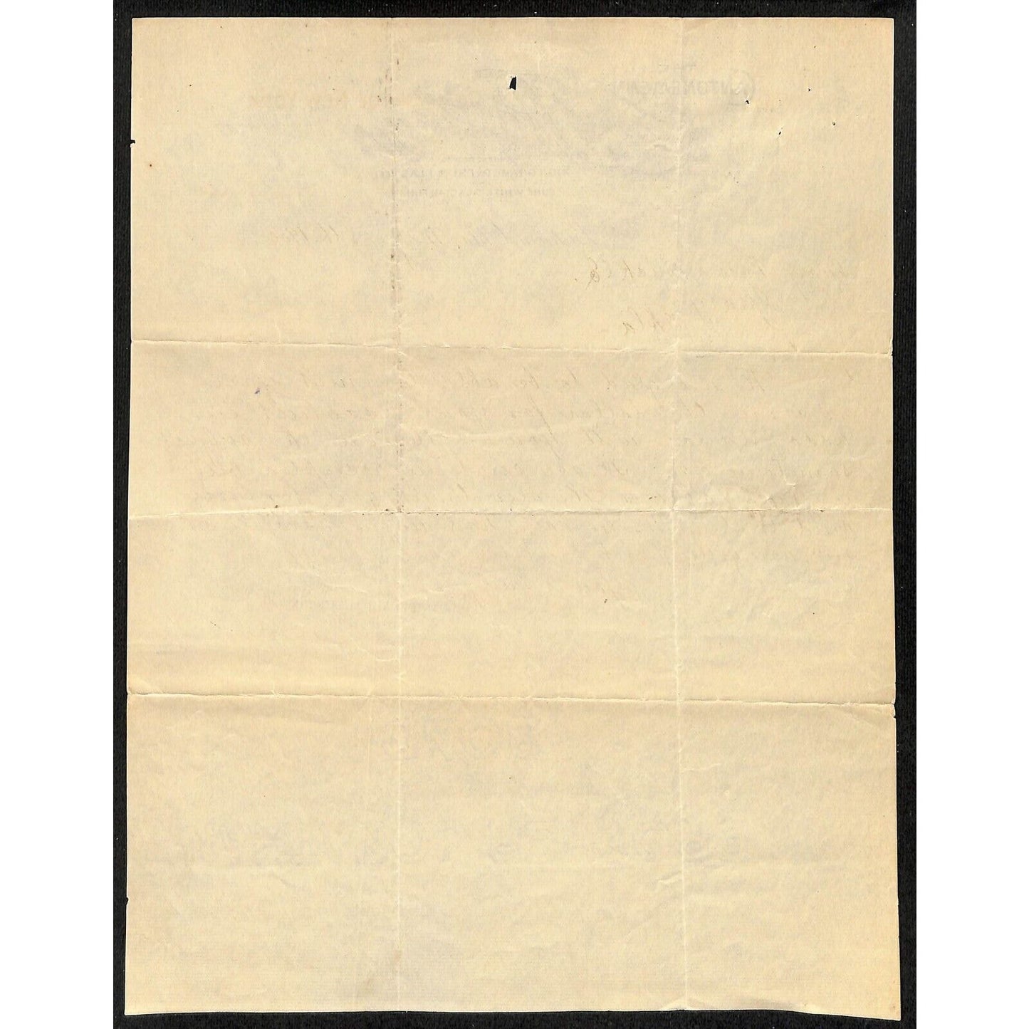 1906 The Cantonement Plaster Co. Bickford, OK Territorial Letterhead