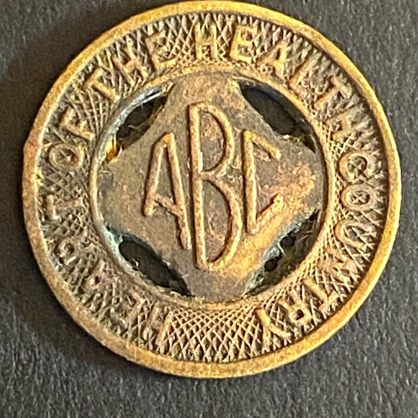 Albuquerque Bus Co ABC Health Country Transit Token - 16mm