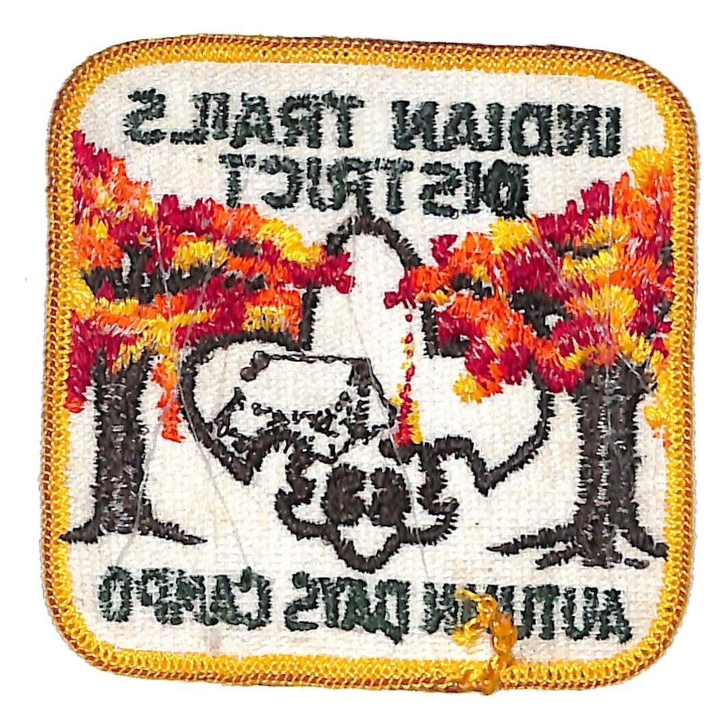 Boy Scouts BSA 1968 Indian Trails Autumn Days Compo Trees Patch Scarce