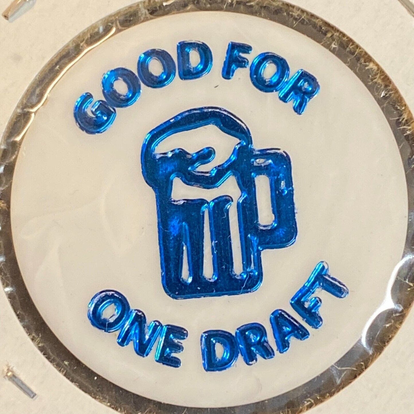 Hughesville, PA American Legion Post 35 c1970's-80's Plastic G/F One Drink Token