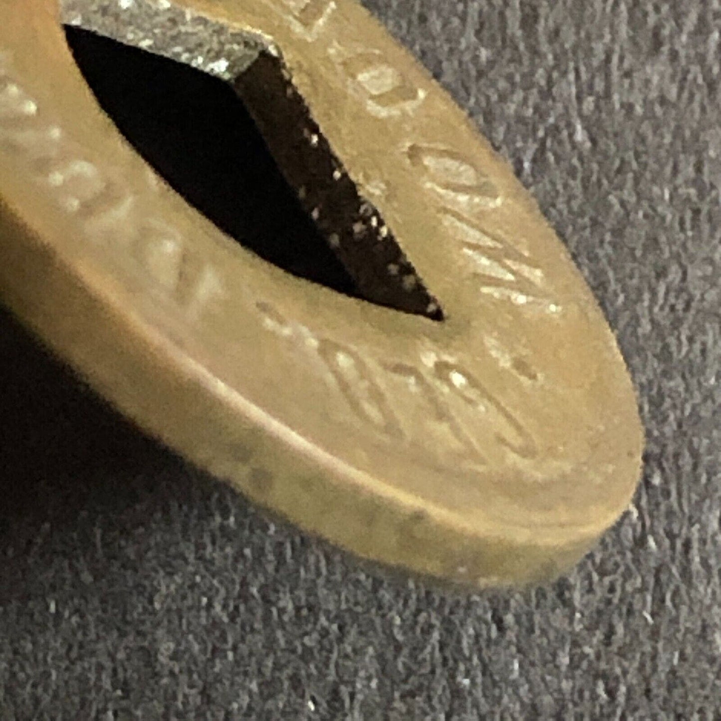 Geo. Dugan Woodland (CA Cigars Billiards) G/F 5c Trade Token c1920s 21mm Brass