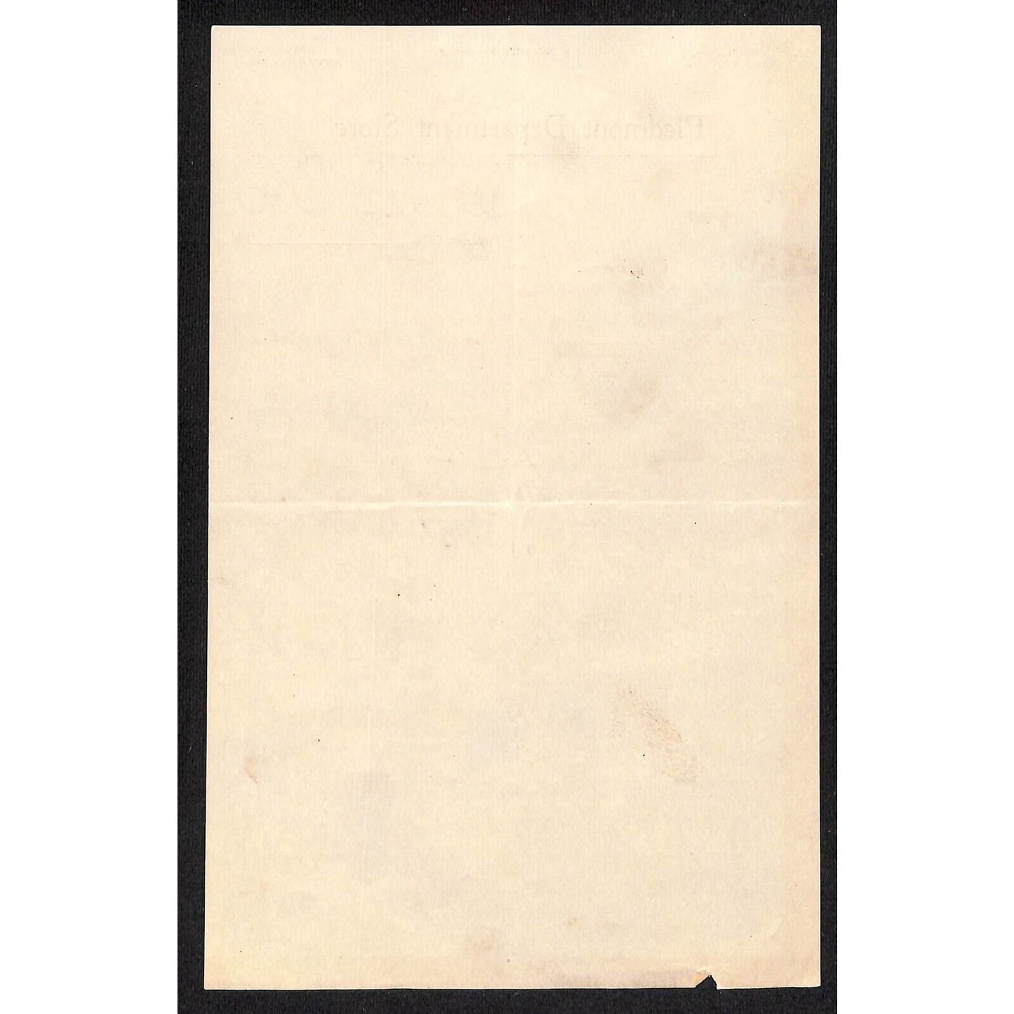 1905 Piedmont Department Store OK Indian Territory ALS Letterhead Scarce