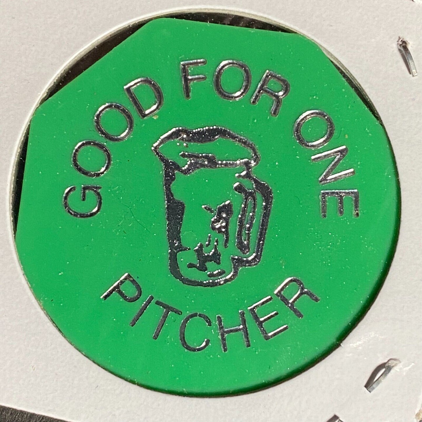 Central City, PA "The Alley" (Sports Bar) Hexagon Plastic Token G/F One Pitcher
