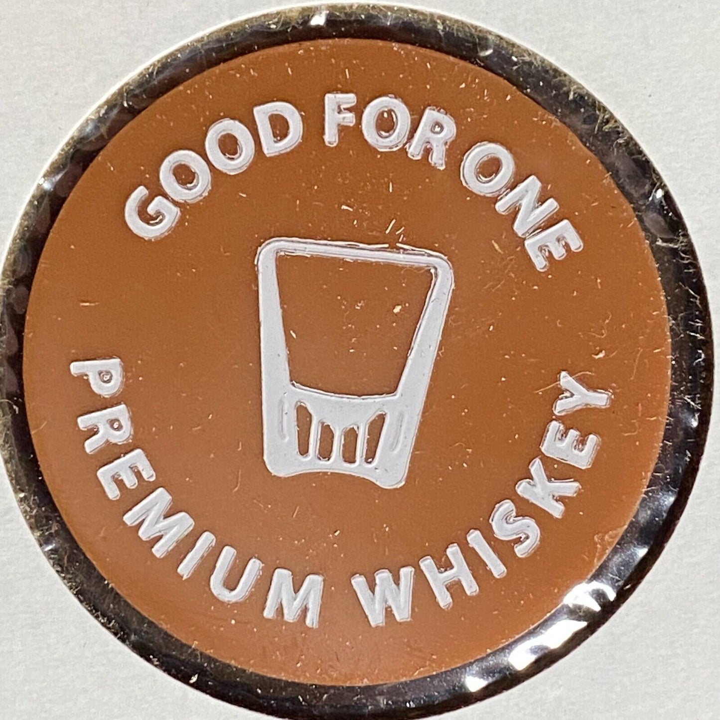Brookville, PA FOE Aerie 983 Plastic Drink Token G/F One Premium Whiskey
