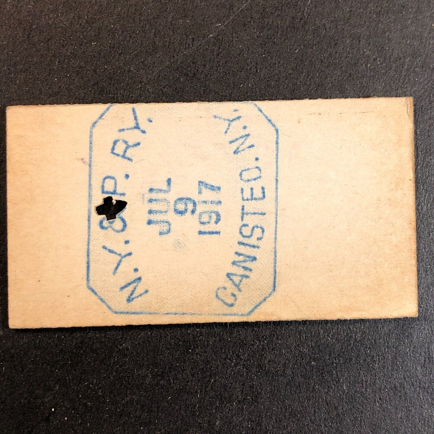 New York & Pennsylvania Railroad July 9 1917 Genesee, PA Ticket #10731