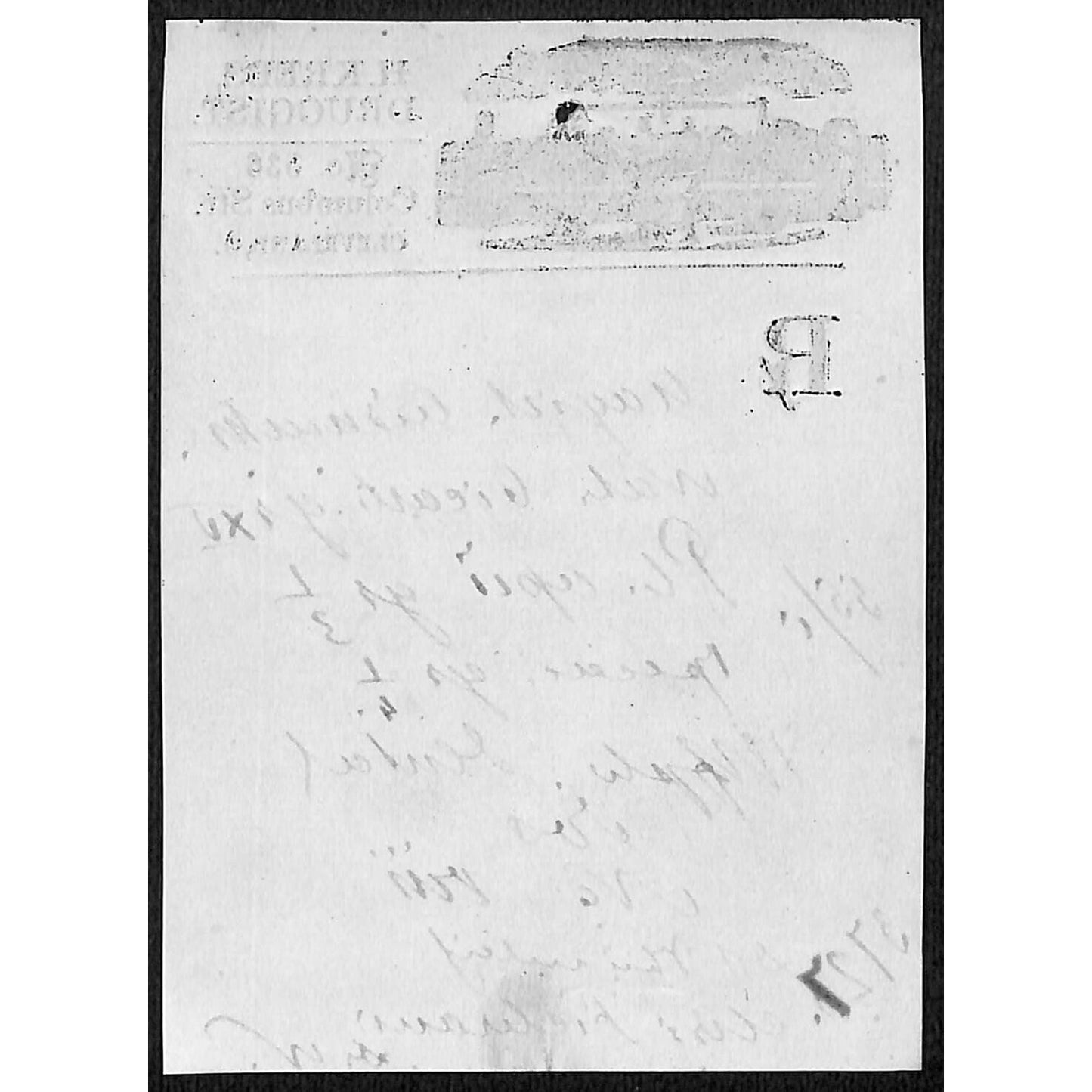 H. Krebs, Druggist Columbus St. Cleveland c1870's* Prescription #3727
