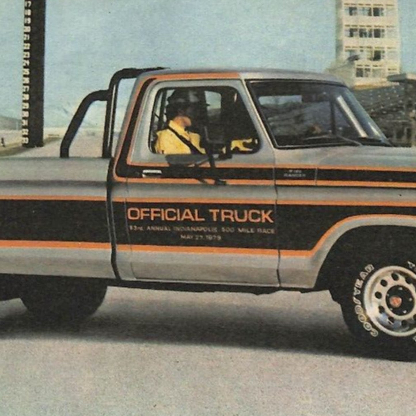 63rd Indianapolis 500 May 27 1979 "Official Truck" Ford 3M Original Decal