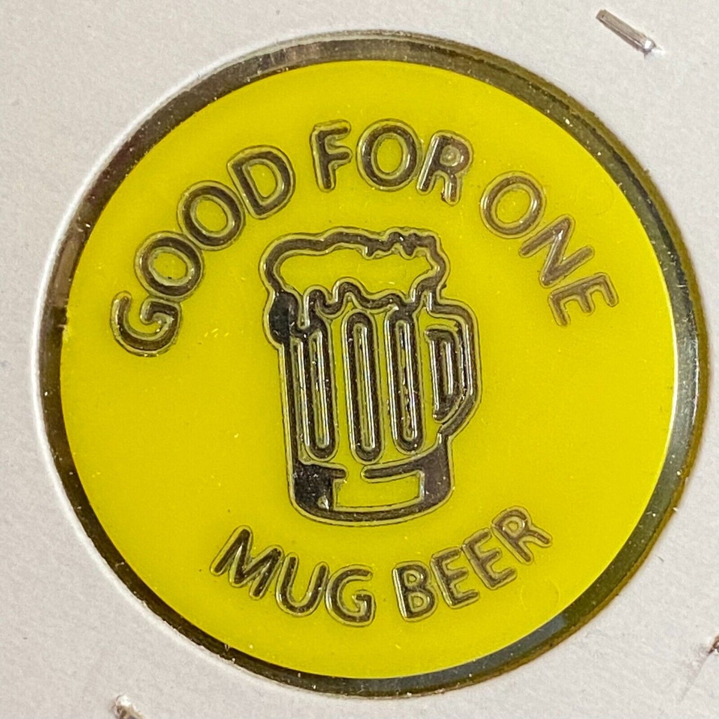 Mill Hall, PA Valley Hotel Plastic Token Good For One Mug Beer