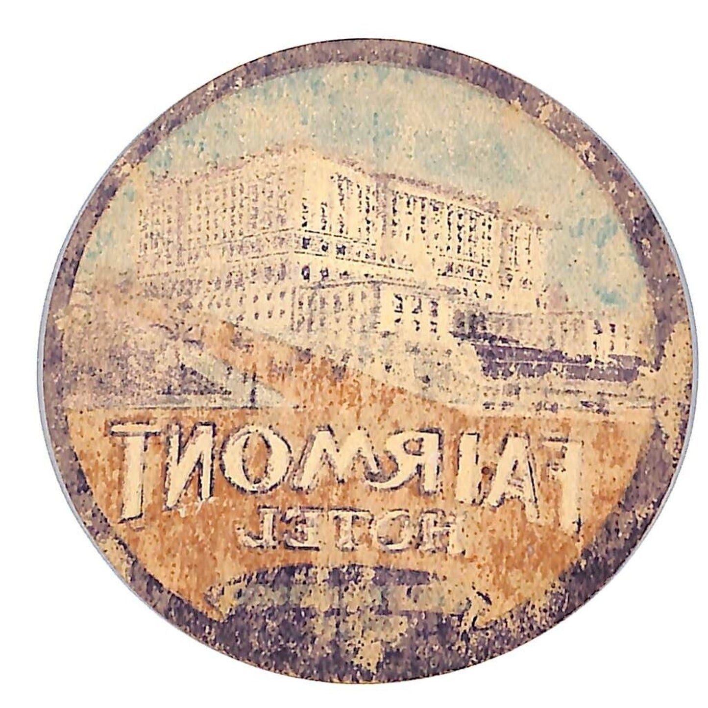 Fairmont Hotel San Francisco Luggage Label c1910's-30's Scarce (#2)