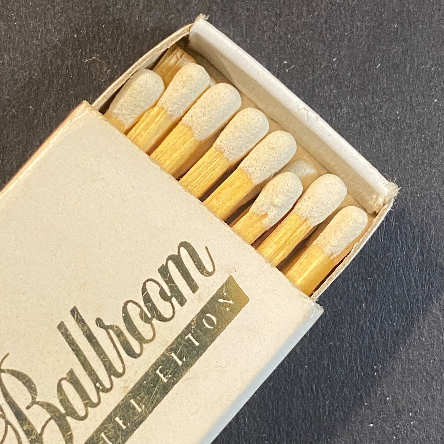 Grand Ballroom at the Hotel Elton Waterbury, CT Vintage Matchbox VGC Scarce