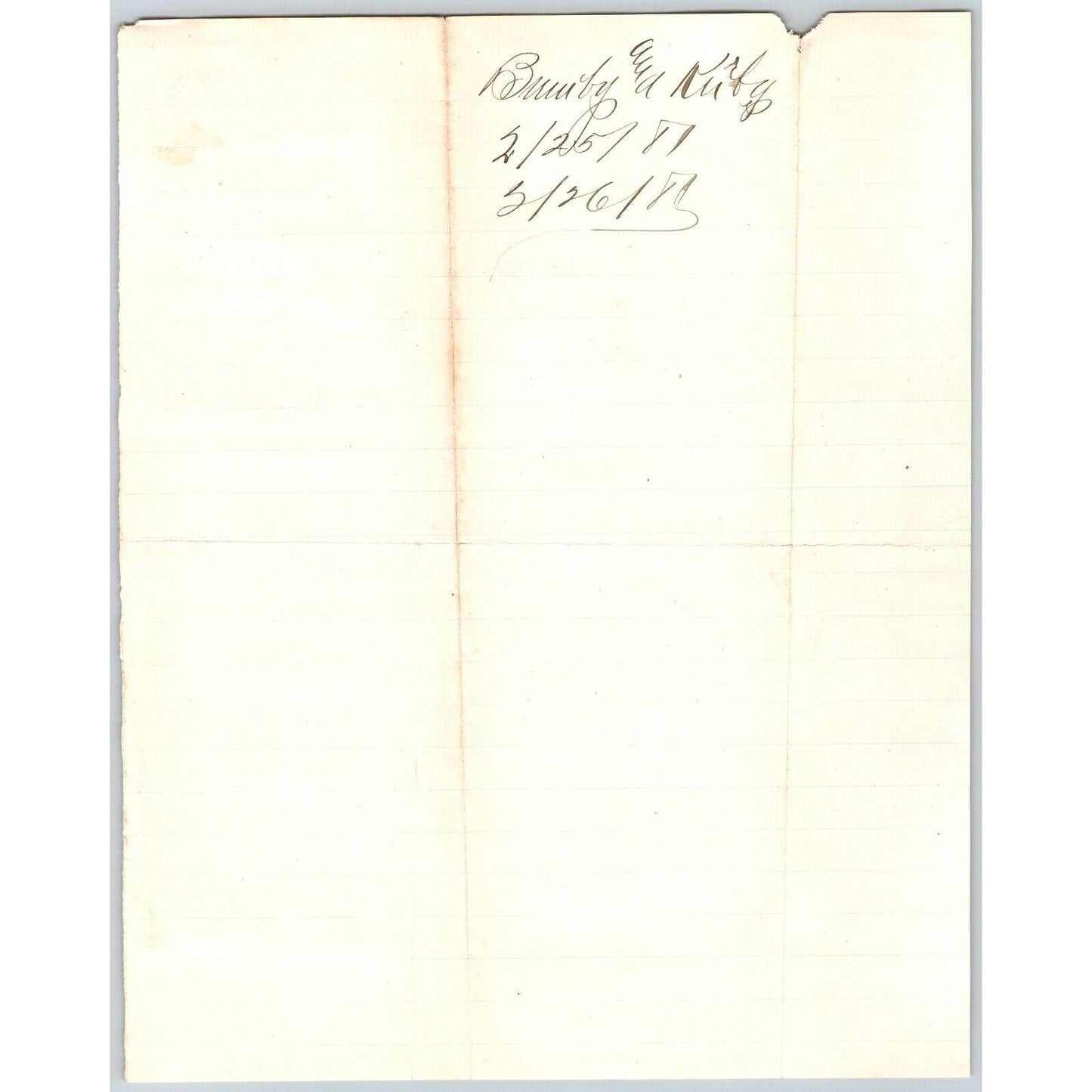 1881 ALS from Bumby & Kirby (Dry Goods) Silver Star, MT to Henry Elling*
