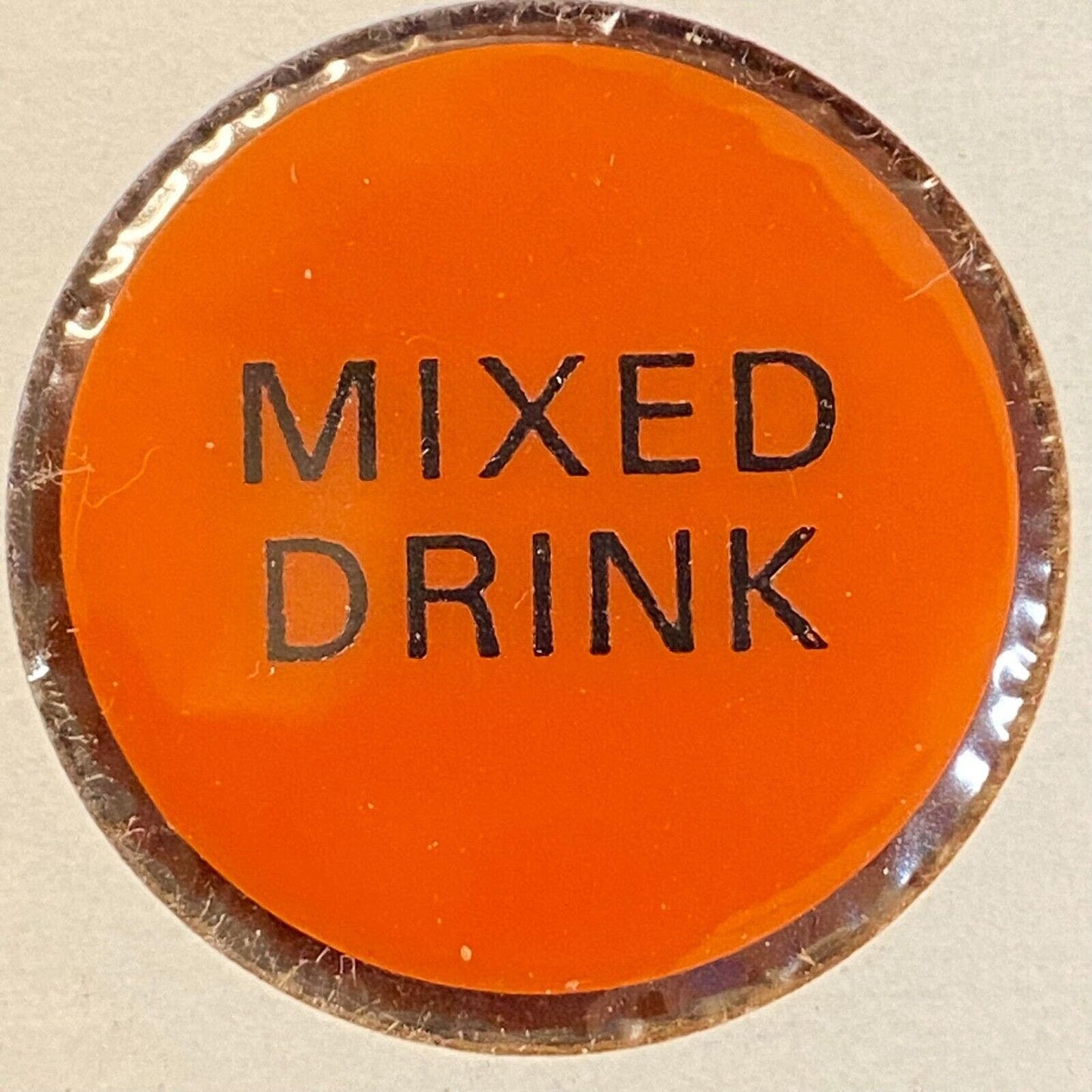 High House, PA Brinch Bar c1970's-80's Plastic "Mixed Drink" Token