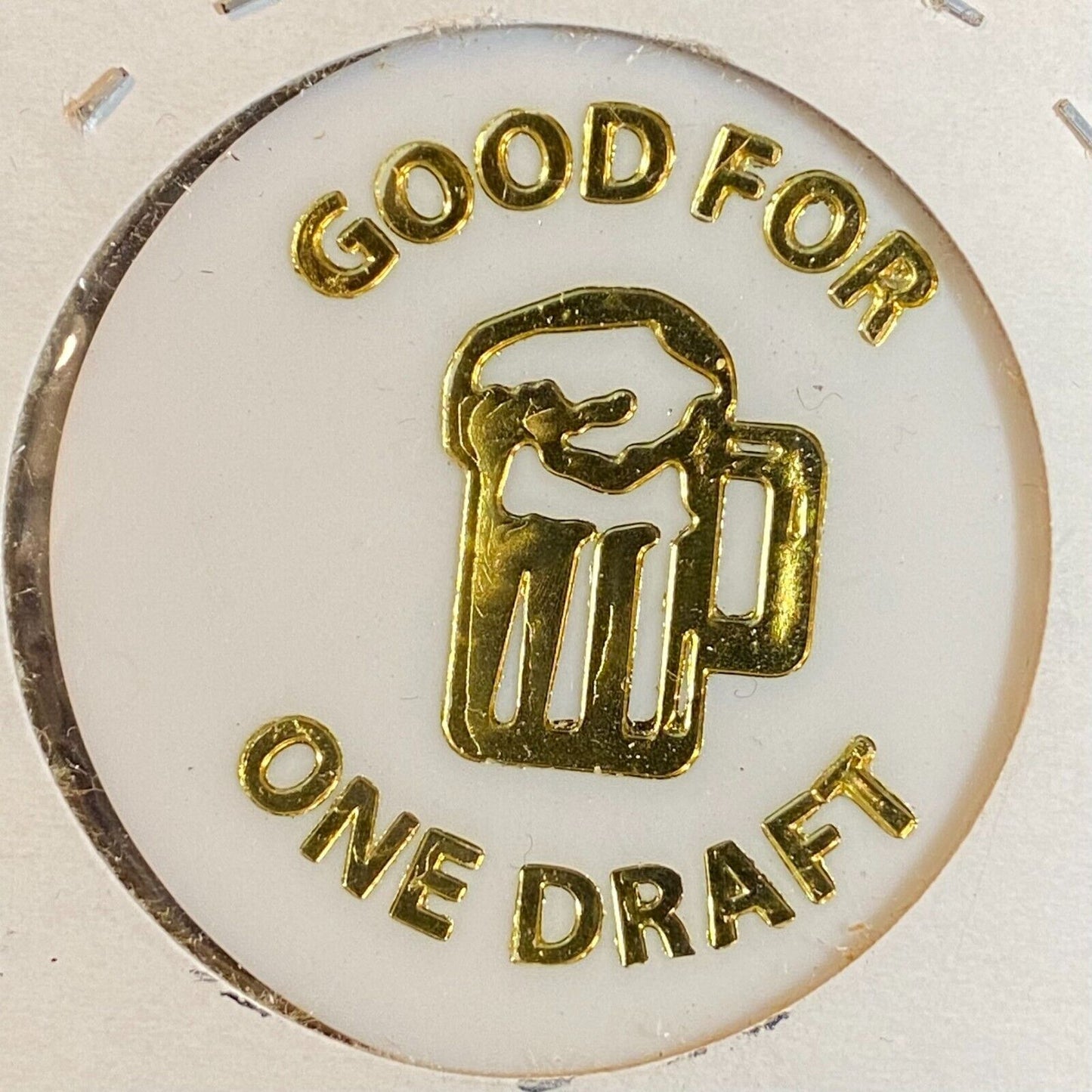 Monroeville, PA Tolerico's Restaurant Plastic Token G/F One Draft Beer