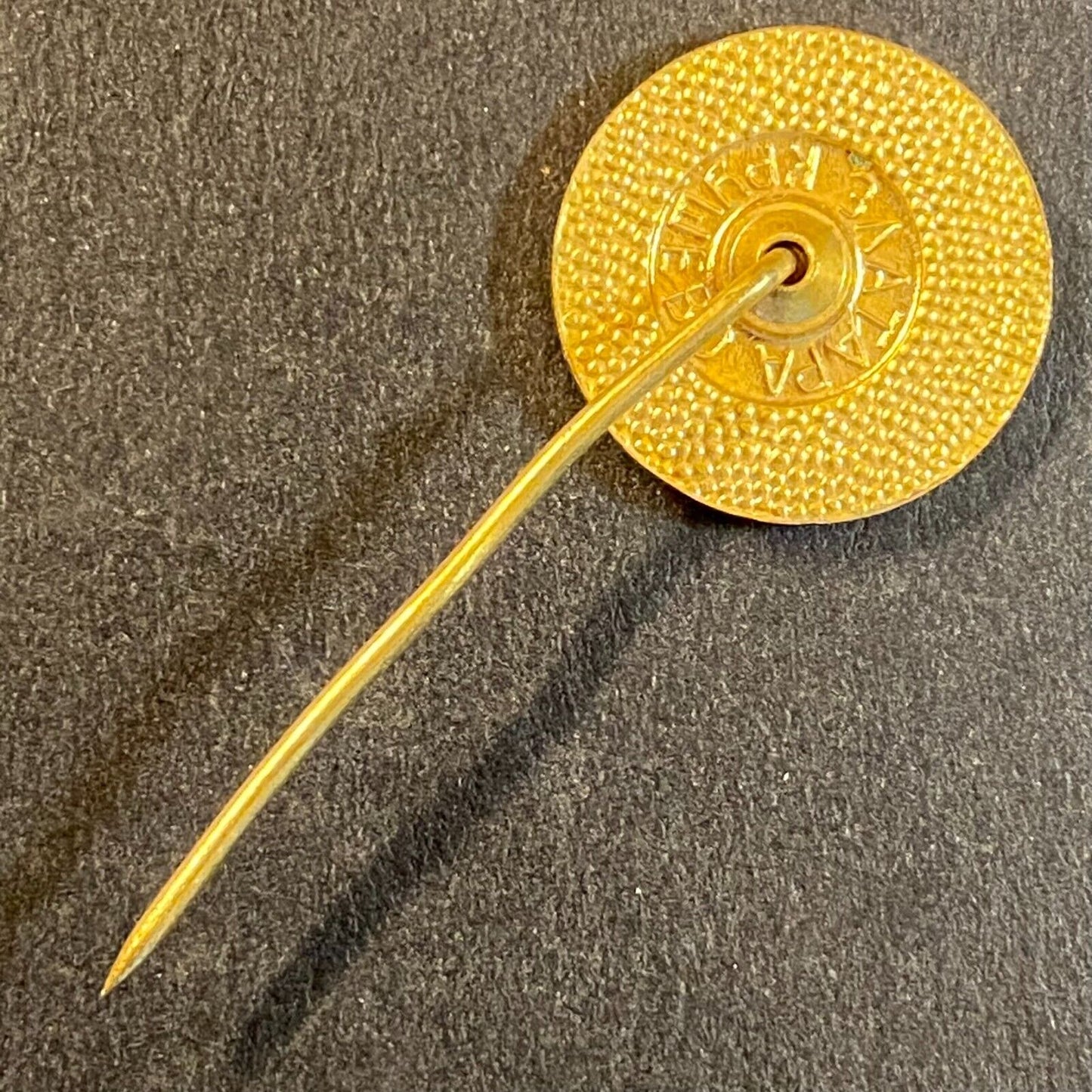 Skopje N. Macedonia Vintage Enameled Lapel Stick Hat Pin "33"