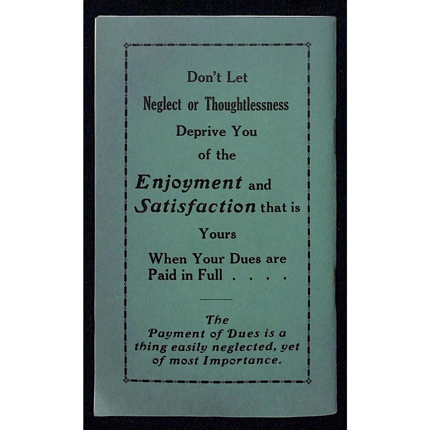1939 Brotherhood's Relief and Compensation Fund BRCF Railroad Booklet 57pp VGC