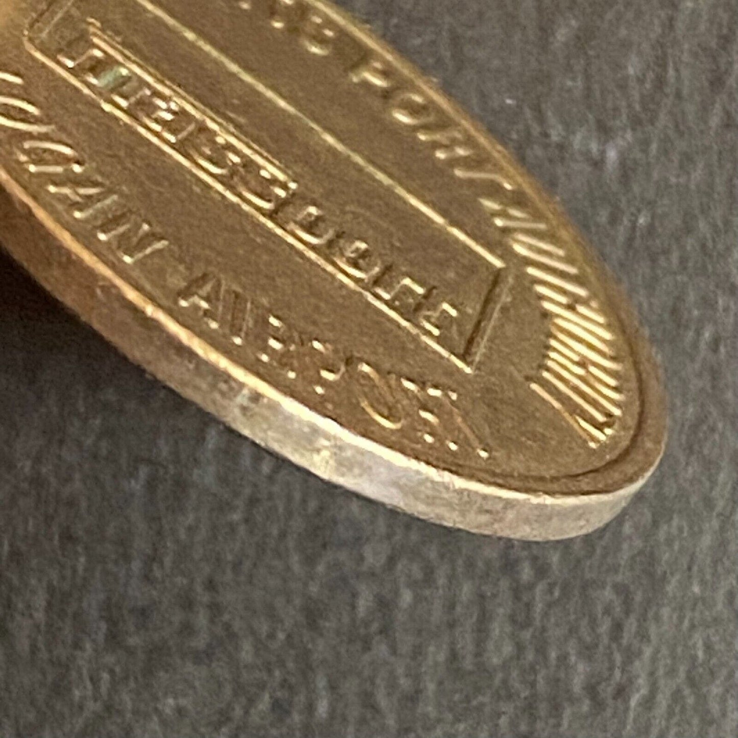 Massport Logan Airport Ground Transport One Trip Transit Token 22mm Steel?*