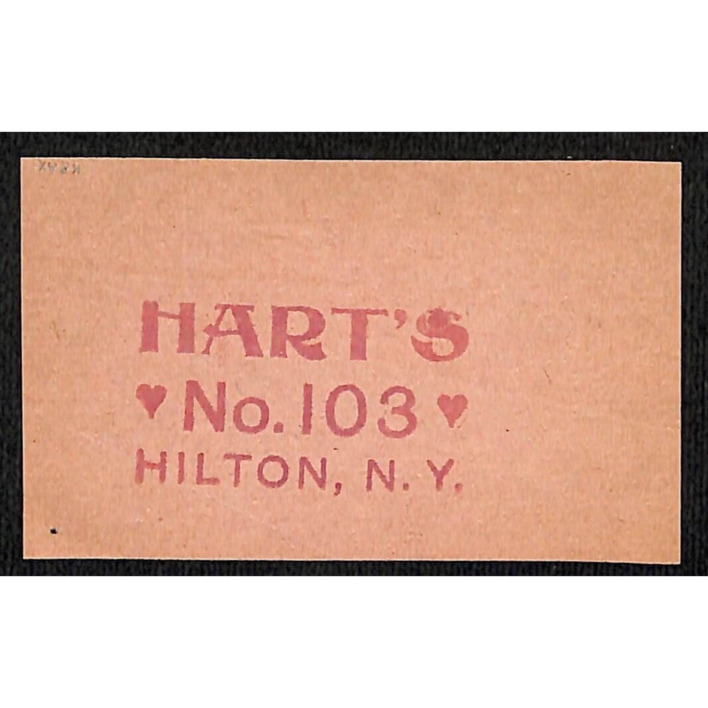 Hart's Food Stores (Hilton, NY) 10c Food Coupon / Certificate c1940's VGC