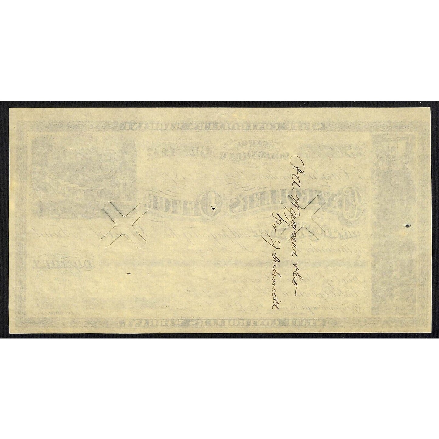 1879 Carson Nevada State Controller's Warrant P.A. Wagner for Hose?