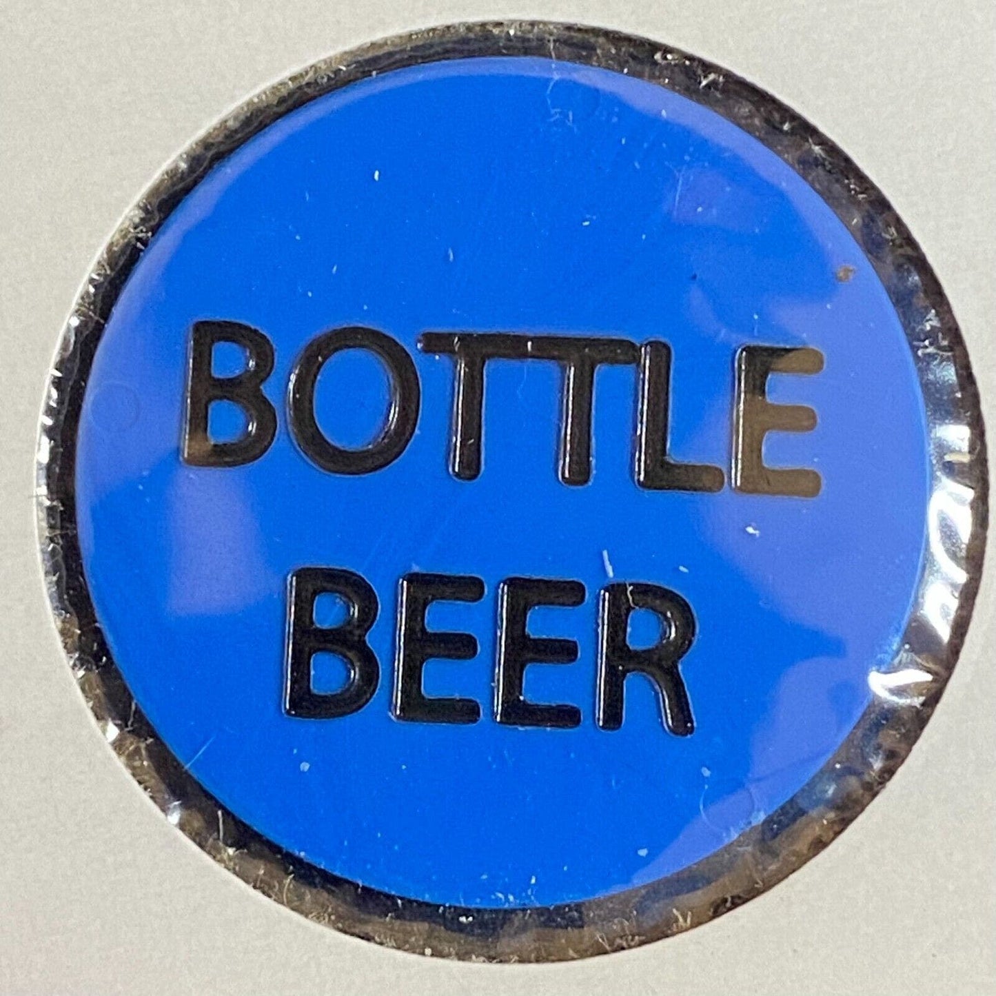 Hydetown, PA Oak's Tavern c1980's Plastic "Bottle Beer" Drink Token