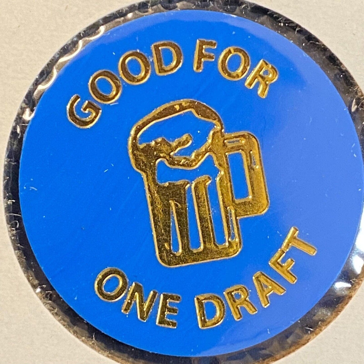 Mercer, PA American Legion Post 159 c1980's Plastic Token "G/F One Draft"