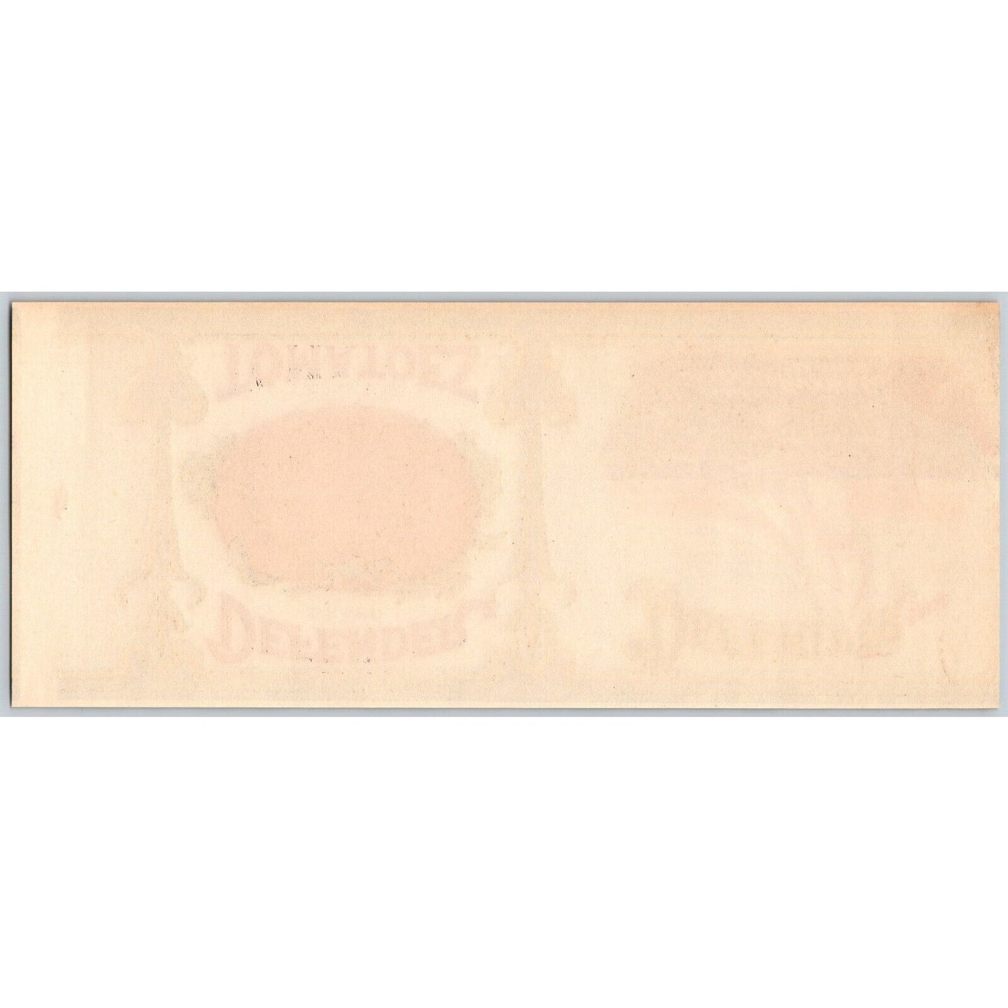 Defender Brand Tomatoes Trappe, MD Paper Can Label c1920's w/ Sailing Ship