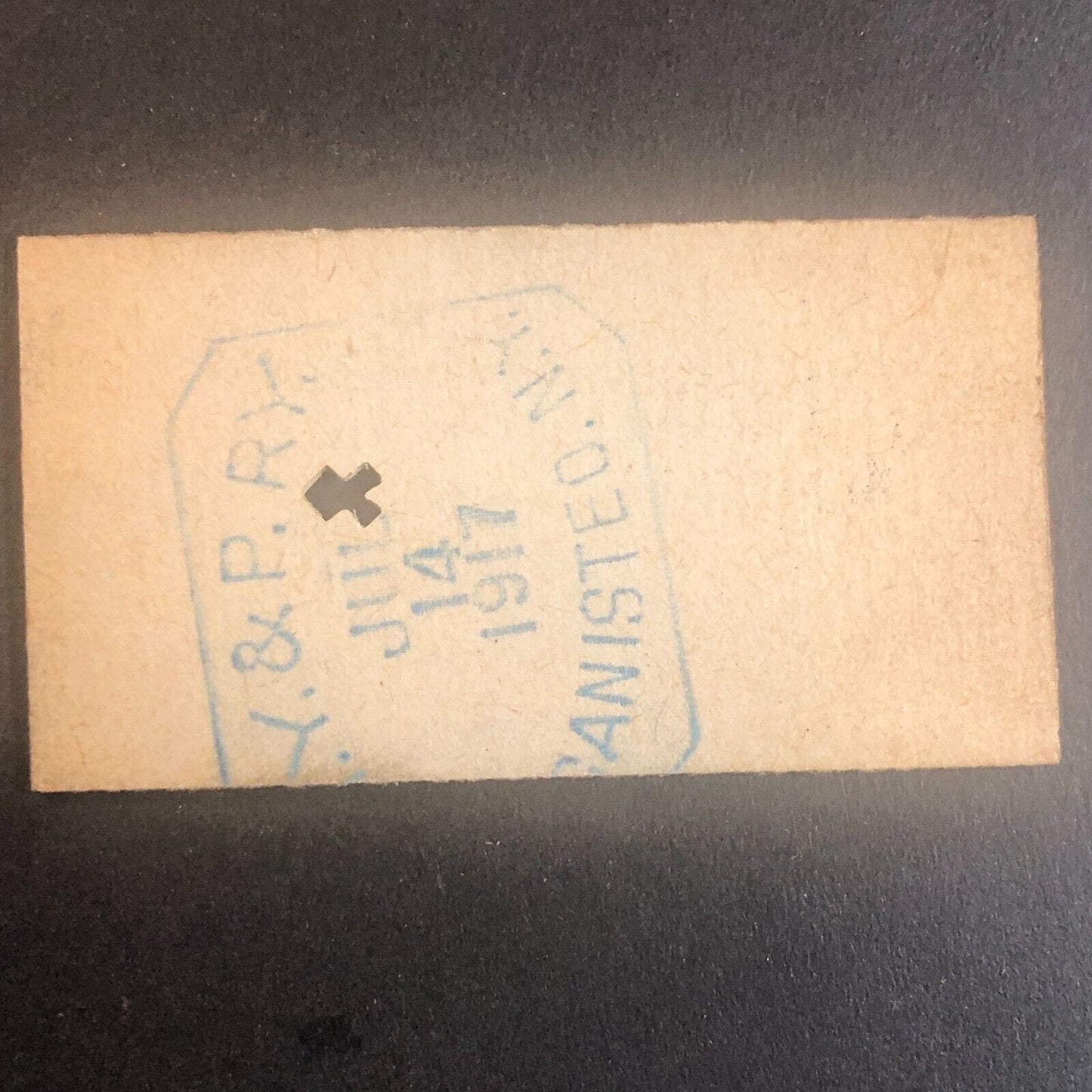 New York & Pennsylvania Railroad July 14 1917 Rexville, NY Ticket #30234
