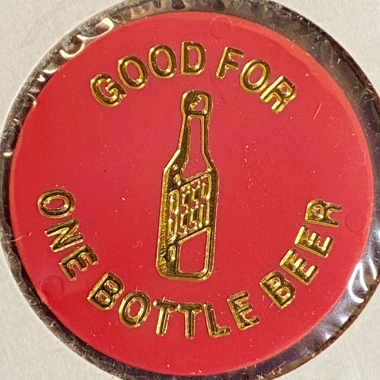 Jersey Shore, PA Elks Club #157 c1970's-80's Plastic "One Bottle Beer" Token