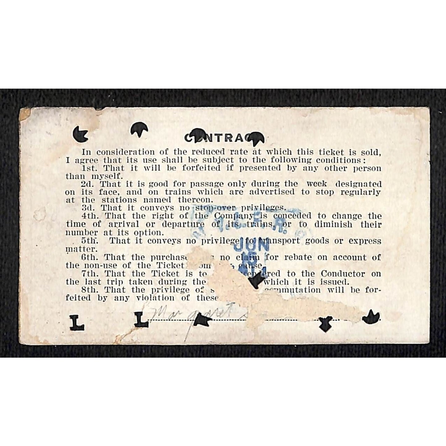 New York & Pennsylvania Ry 1914 Special Weekly Ticket Scarce #5646