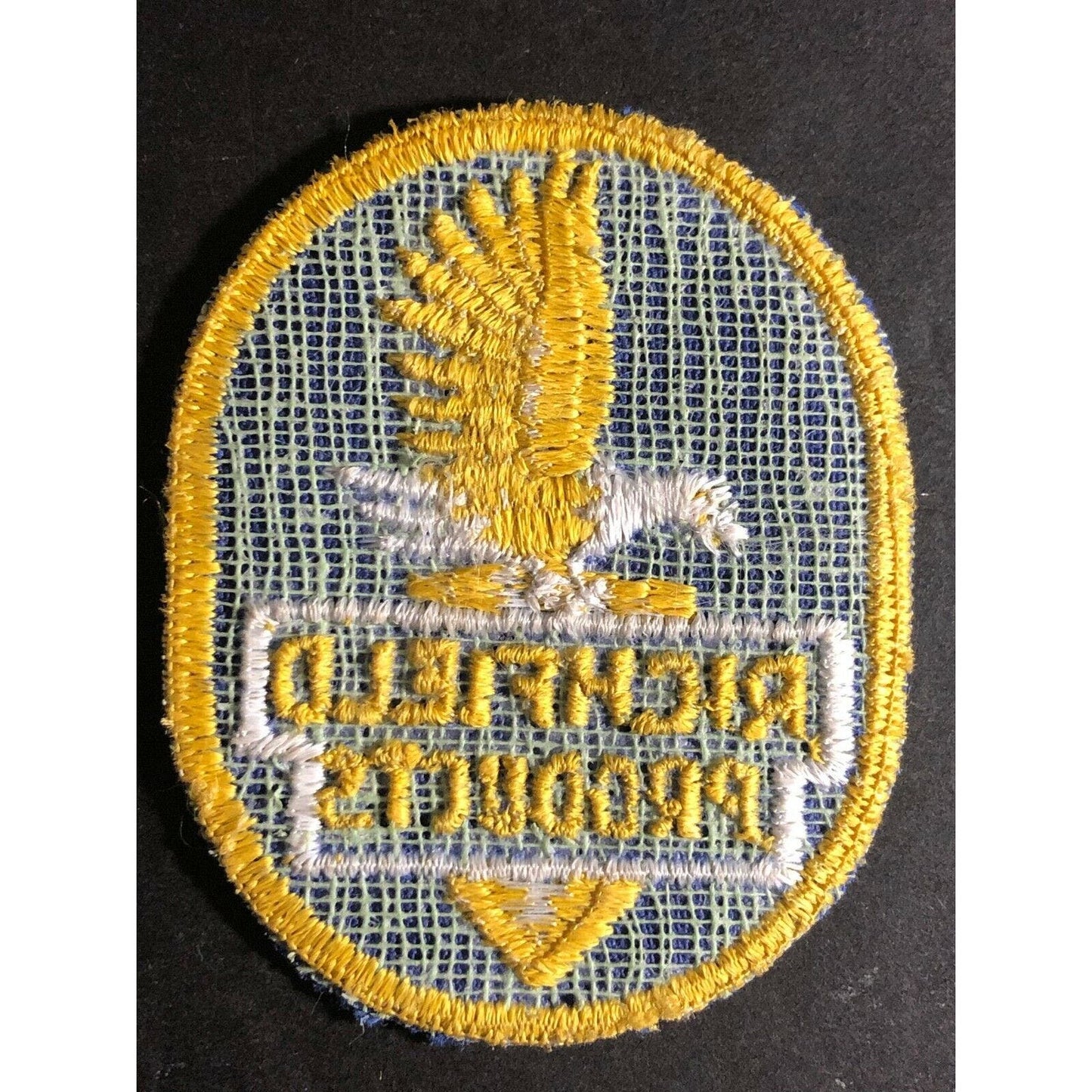 Vintage "Richfield Products" w/ Eagle Embroidered Patch