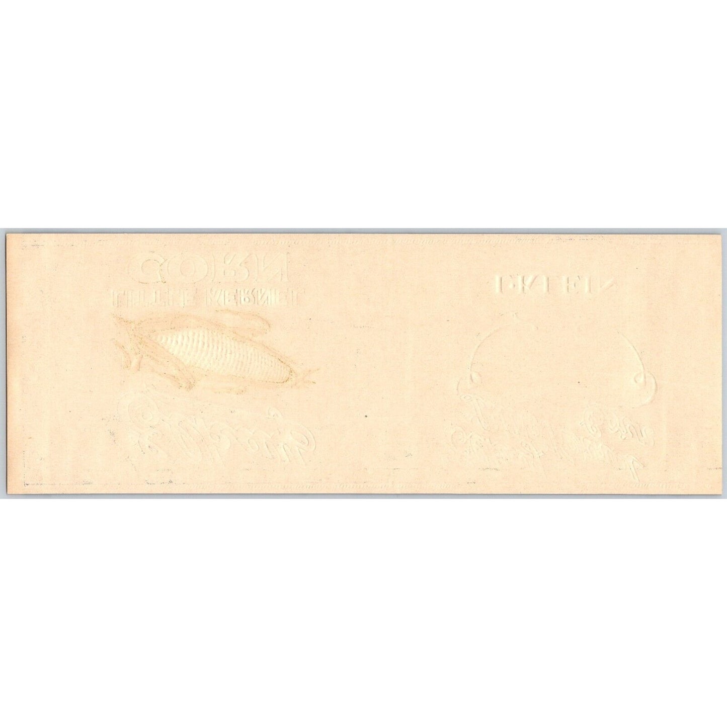 Little Kernel Corn Elkay Chicago Paper Can Label c1930's-40's NOS VGC