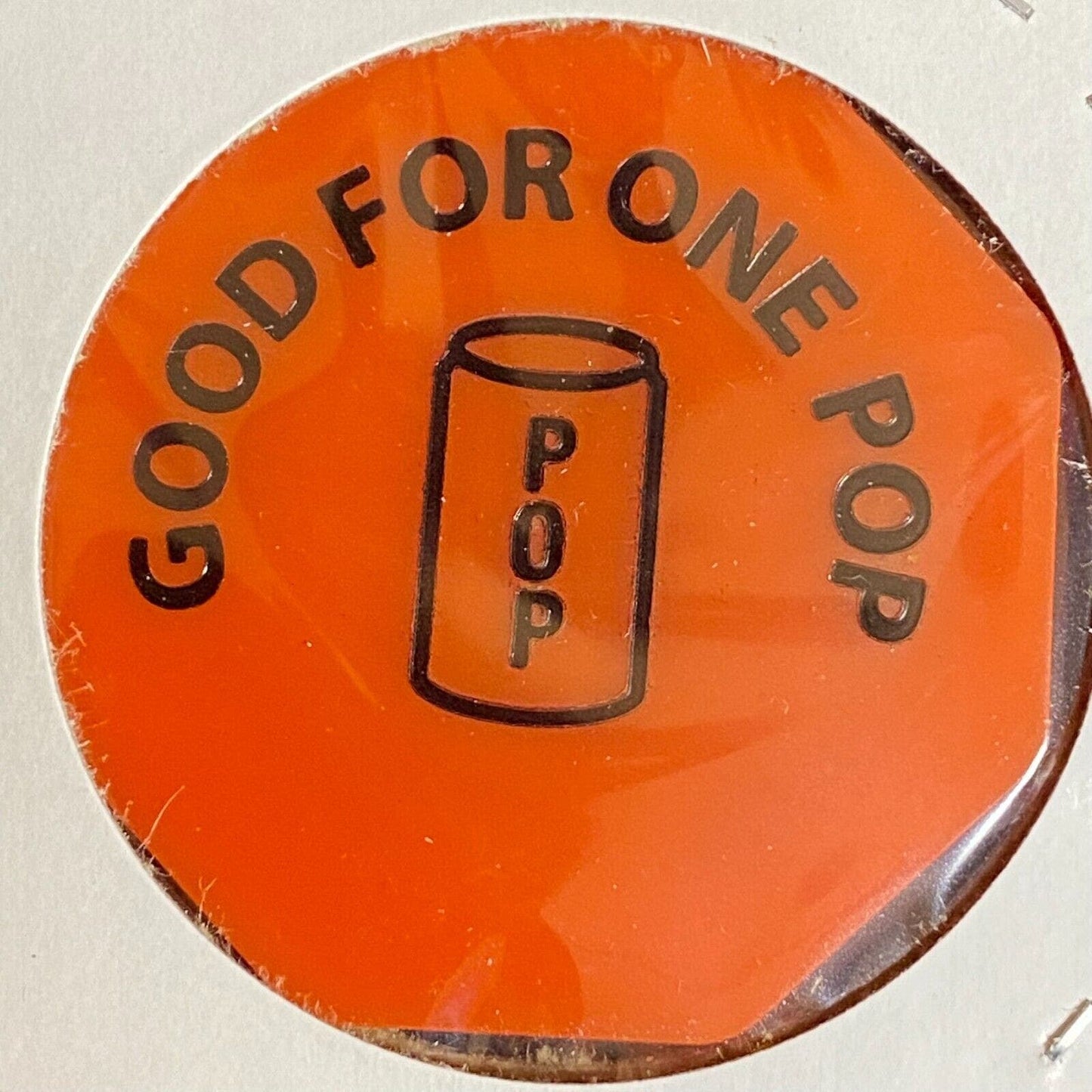 Harmony, PA Moose Lodge 957 c1970's-80's Plastic "G/F One Pop" Token