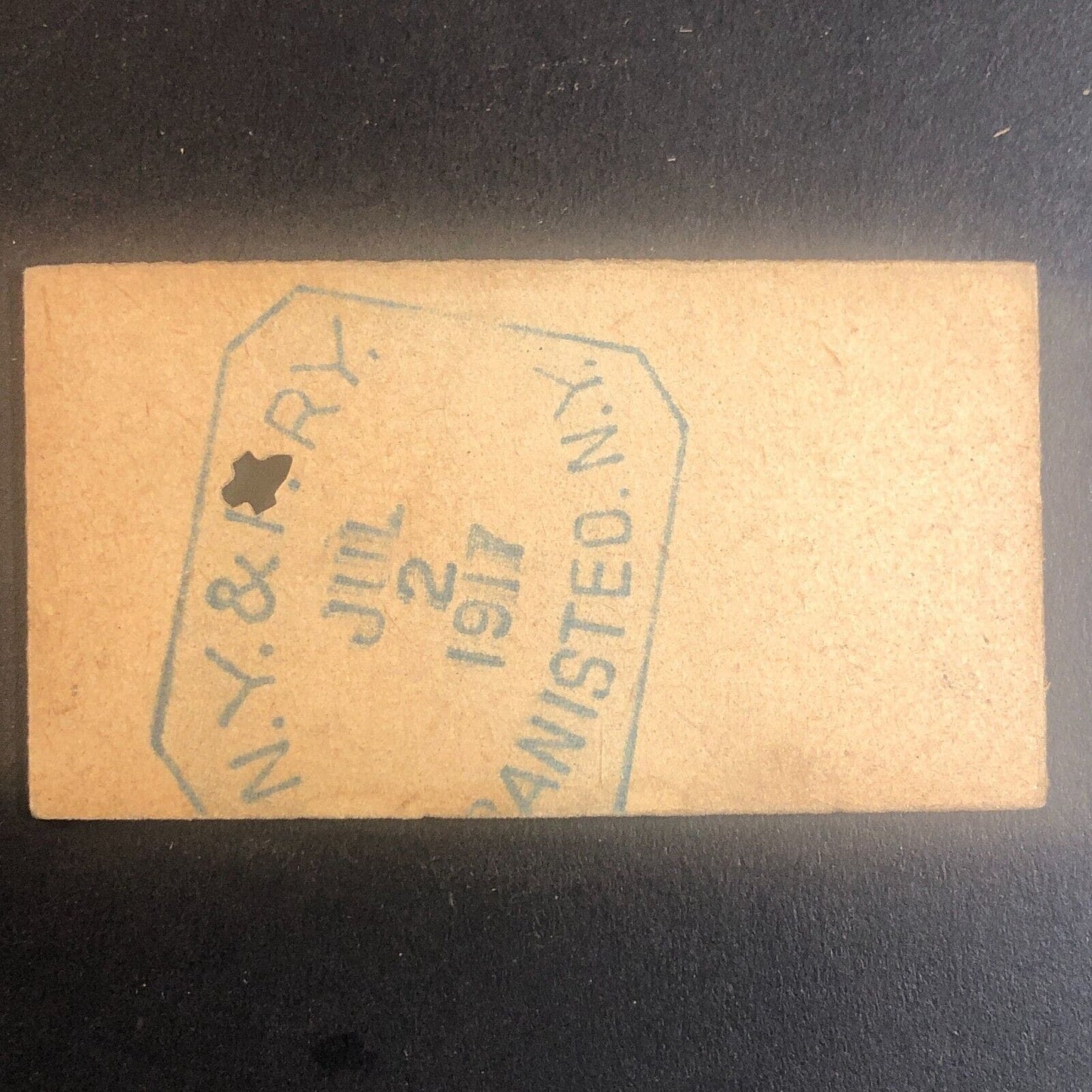 New York & Pennsylvania Railroad July 2 1917 Greenwood, NY Ticket #53442