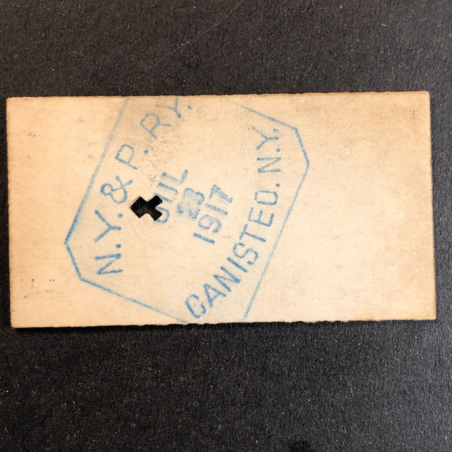 New York & Pennsylvania Railroad July 28 1917 Bennetts, NY Ticket #11842