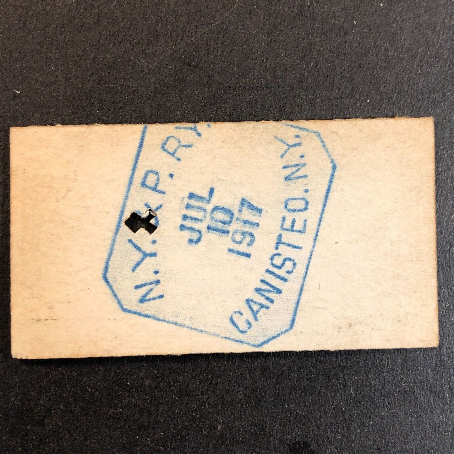 New York & Pennsylvania Railroad July 10 1917 Bennetts, NY Ticket #11820