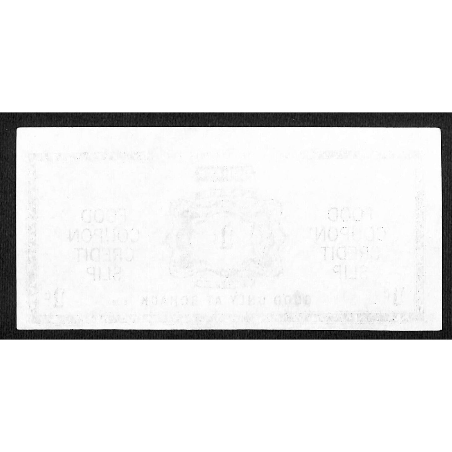 Bohack Supermarket Brooklyn, NY "Food Coupon Credit Slip" 1c c1970 VGC
